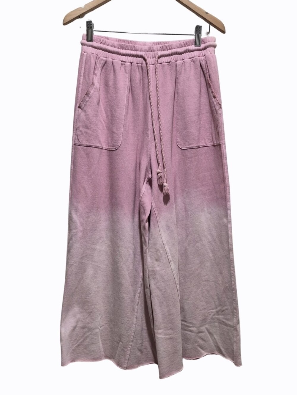 Easel Pink Ombre Wide Leg Lounge Pants – NWT